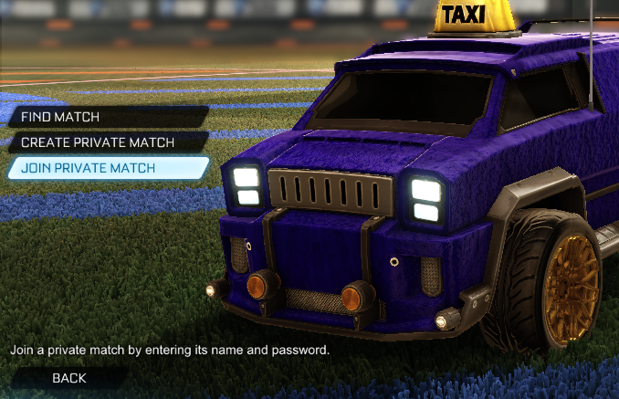 JOIN PRIVATE MATCH 選択